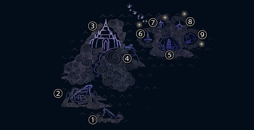 孤島の地図の祭壇