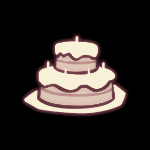 誕生日ケーキ魔法