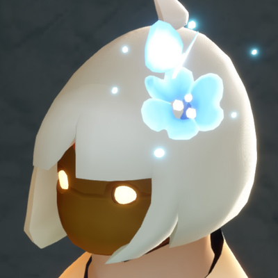 蝶花の髪飾り