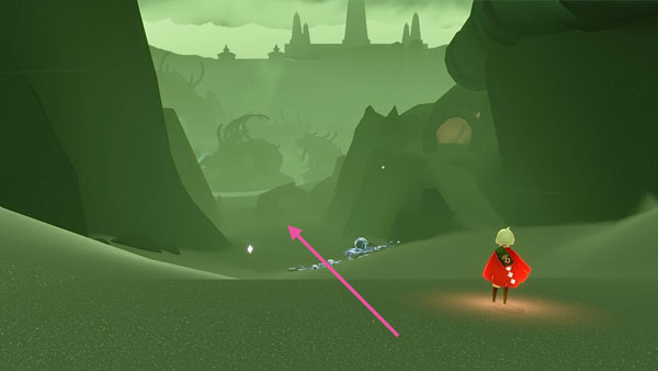 捨てられた地の墓所で３つの光を捕まえる