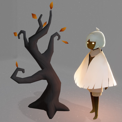 いたずら枯れ木