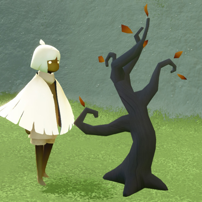 いたずら枯れ木