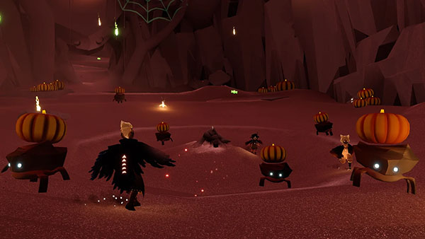 闇の蟹たちを捕まえるミニゲーム