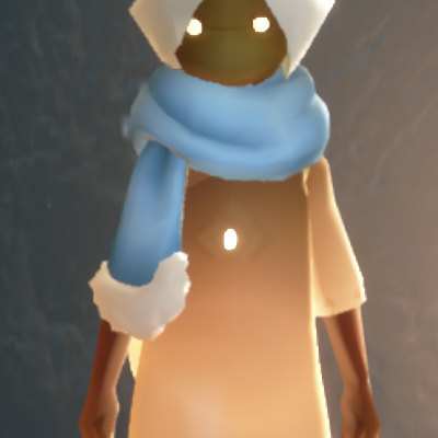 冬編む雪花マフラー