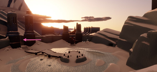 峡谷の城塞都市で３つの光を捕まえる