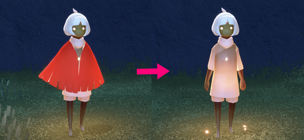 透明ケープの魔法