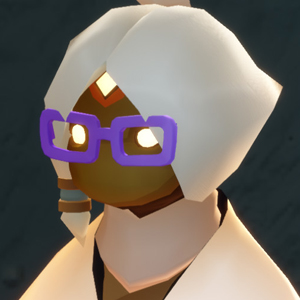 パープルの眼鏡