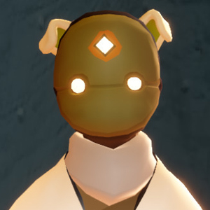 グリーンのたれ耳