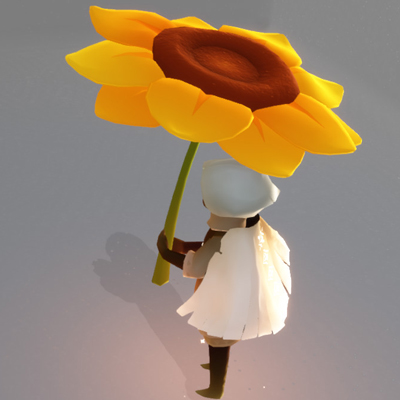 花笑むひまわり傘