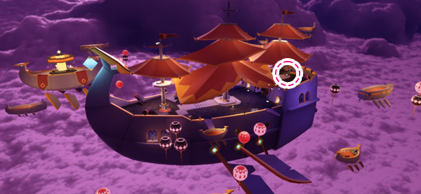 カーニバルの旅役者の場所