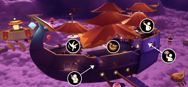 カーニバルの季節の精霊の場所