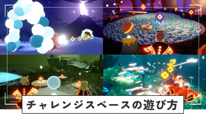 チャレンジスペースの遊び方