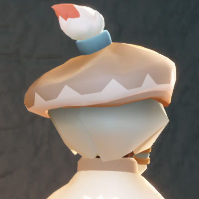 彩なすベレー帽